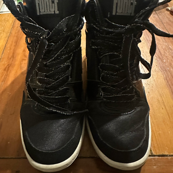 RARE NIKE FORCE woman’s sky high sneakers with hidden heal - Picture 3 of 4